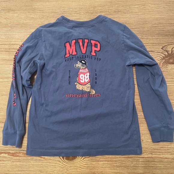 Vineyard Vines Other - Vineyard Vines Football Dog Long Sleeve Tee